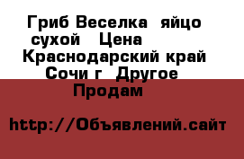 Гриб Веселка (яйцо) сухой › Цена ­ 3 200 - Краснодарский край, Сочи г. Другое » Продам   